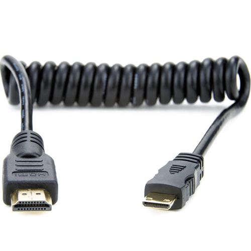 Atomos HDMI Full to Mini HDMI 30cm Coiled